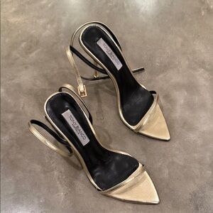 Tony Bianco - MICKY GOLD NAPPA - Metallic Gold Heels